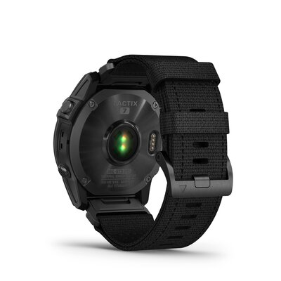 Garmin Tactix 7 Pro Solar Sapphire Black Nylon Band (+ replacement strap)