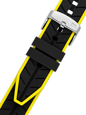 Black yellow silicone strap Morellato Sesia M 4985187.897