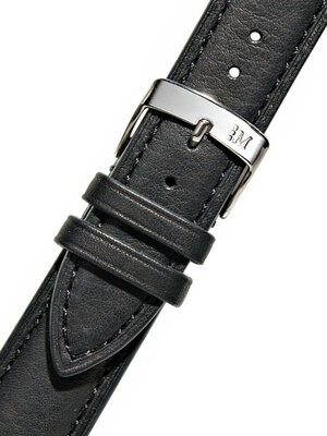 Black leather strap Morellato Levy 5045A61.019 M