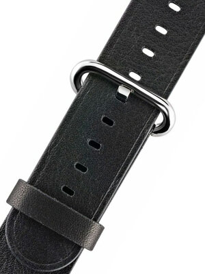 Black leather strap Morellato M 4739A37.019