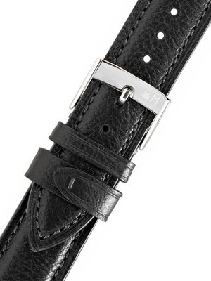 Black leather strap Morellato Munch 5333D10.019 M