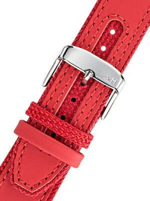 Red strap Morellato Hydrospeed 5395B55.083 M (textil, leather, plastic/rubber)