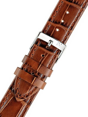 Brown leather strap Morellato Bolle EC 5203480.041 M
