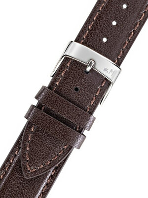 Brown leather strap Morellato Naxos 5391D15.032 M