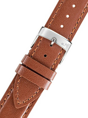 Brown leather strap Morellato Naxos 5391D15.041 M