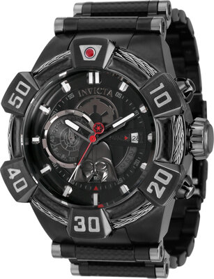 Invicta Star Wars Quartz 52mm 37682 Darth Vader Limited Edition 1977pcs