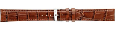 Leather strap Morellato Bolle EC 5203480.041 M, Brown, Quick Release