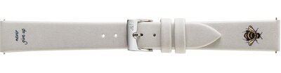 Leather strap Morellato Emotion S 5331C47.800, White, Quick Release