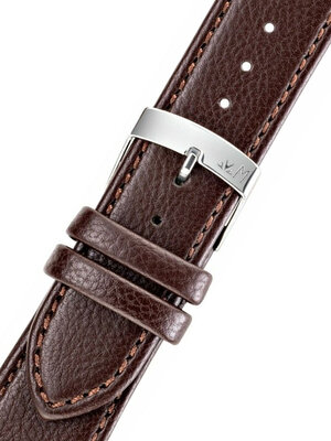 Leather strap Morellato Lauro 5336D05.034 M, Brown, eco-leather