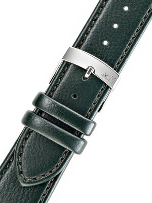Leather strap Morellato Lauro M 5336D05.071, Green, eco-leather