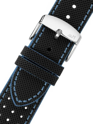 Black blue leather strap Morellato Sumo M 5485D37.865