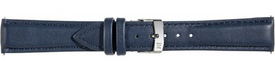 Leather strap Morellato Trend 5050C47.061 S, Blue, eco-leather, Quick Release