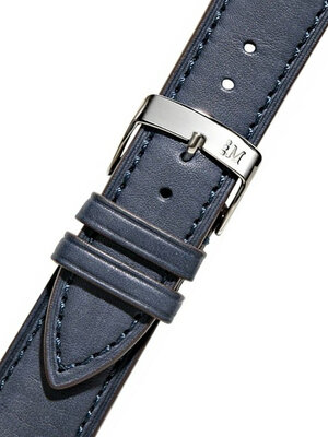 Blue leather strap Morellato Levy 5045A61.062 M