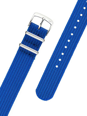 Blue textile strap Morellato Strip 4682B70.065 M