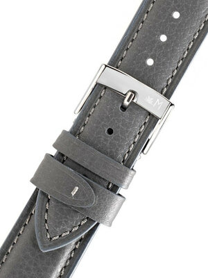 Grey leather strap Morellato Munch 5333D10.091 M