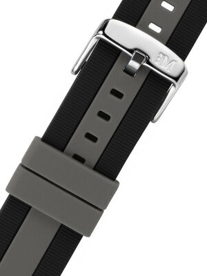 Black grey silicone strap Morellato Bolsena M 5486187.972