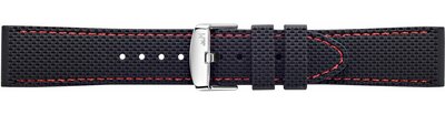 Silicone strap Morellato Livenza 5275187.883 M, black, Quick Release