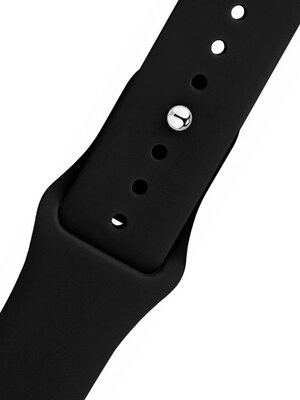 Black silicone strap Morellato System 5653187.019 M