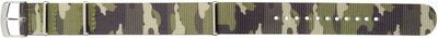 Textile strap Morellato Band L 3972A74.872, zelený/maskáčový, NATO