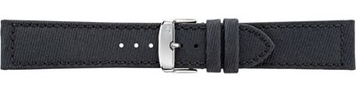 Textile strap Morellato Corfu 5390D12.019 M, black, recycled material