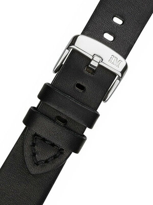 Black leather strap Morellato Bramante 4683B90.019 M