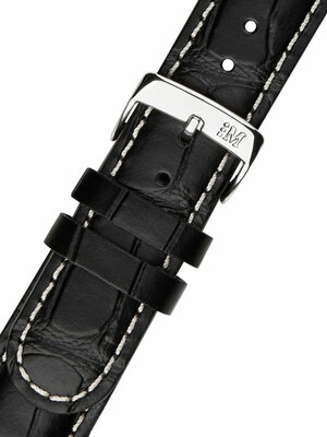 Black leather strap Morellato Guttuso 3882A59.019 M
