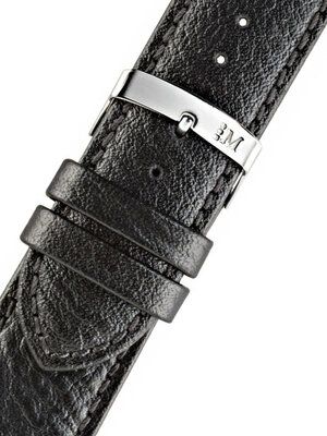 Black leather strap Morellato Panamera 4938C22.019 M