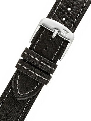 Black leather strap Morellato Tintoretto 3221767.019 M
