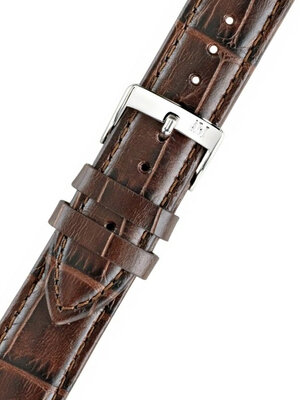 Brown leather strap Morellato Bolle 2269480.032 L