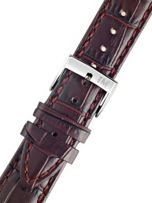 Brown leather strap Morellato Bolle 2269480.181 With