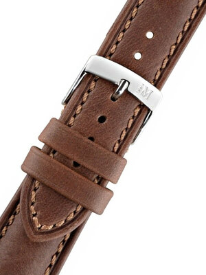 Brown leather strap Morellato Derain 4434B09.032 M