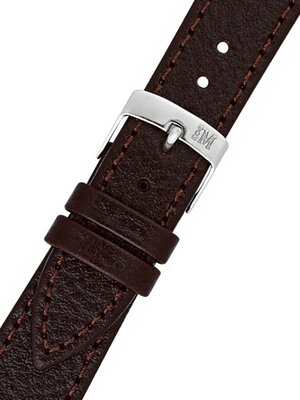 Brown leather strap Morellato Dublino 0753333.034 With