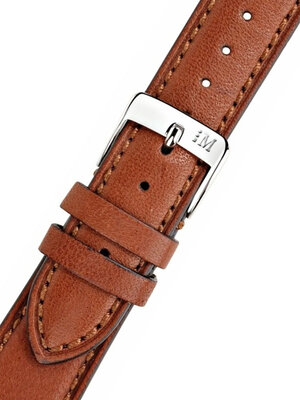 Brown leather strap Morellato Ligabue 3495006.041 M