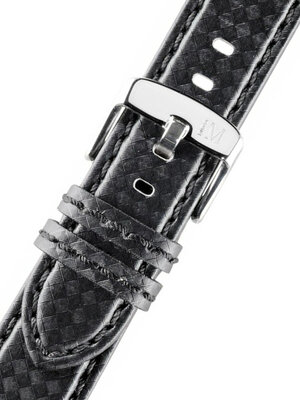 Black strap Morellato Biking 3586977.819 M (eco-leather, plastic/rubber)