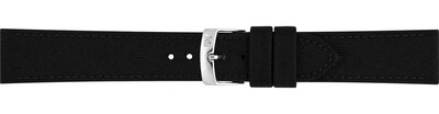 Leather strap Morellato Cordura 2 2779110.019 M, black, eco-leather