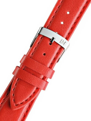 Leather strap Morellato Gelso 4219A97.088 M, Red, eco-leather