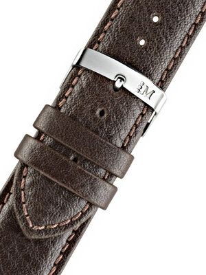 Brown leather strap Morellato Panamera 4938C22.032 M