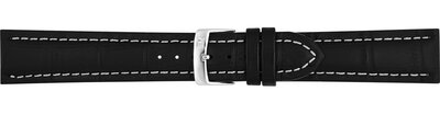 Leather strap Morellato Plus 3252480.019 M, black