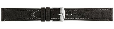 Leather strap Morellato Tintoretto 3221767.019 M, black