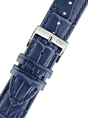 Blue leather strap Morellato Bolle 2269480.265 With