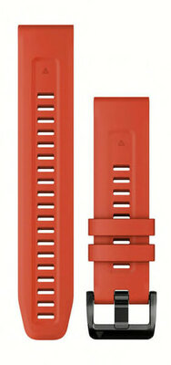 Silicone strap Garmin 22mm (for Garmin Fenix 8/7/6 (47mm), Epix 2 etc.), red V3, QuickFit, 010-13111-04