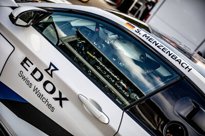 Edox Chronorally Chronograph 38001-tinnbu-bn BMW Limited Edition 2000pcs (+ spare strap)