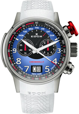 Edox Chronorally Quartz Chronograph 38001 TINR BUDN BMW Limited Edition 2000pcs (+ spare strap)