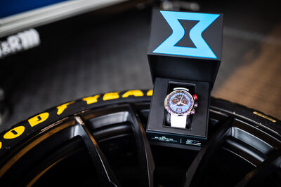 Edox Chronorally Quartz Chronograph 38001 TINR BUDN BMW Limited Edition 2000pcs (+ spare strap)