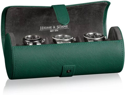 Kazeta for watches Heisse & Söhne Rondo 3 70019-122, green