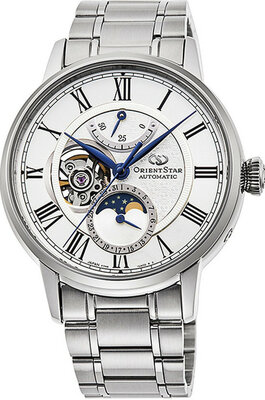 Orient Star Classic M45 F7 Moonphase Open Heart Automatic RE-AY0102S00B