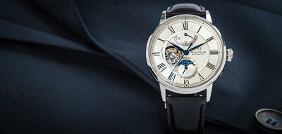 Orient Star Classic M45 F7 Moonphase Open Heart Automatic RE-AY0106S00B