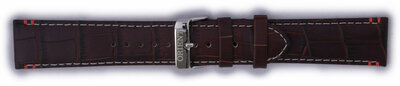 Leather strap Orient UDFFCS0 22mm (for the model FEU0B), Brown