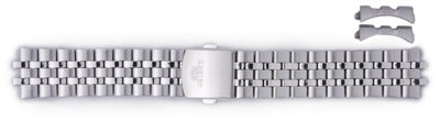 Stainless steel bracelet Orient KDEHUSS 22mm (for model EM7G), silver