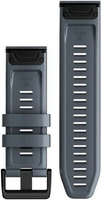 Silicone strap Garmin 26mm (for Garmin Fenix 8/7X/6X (51mm), Tactix etc.), blue V4, QuickFit, 010-13117-05